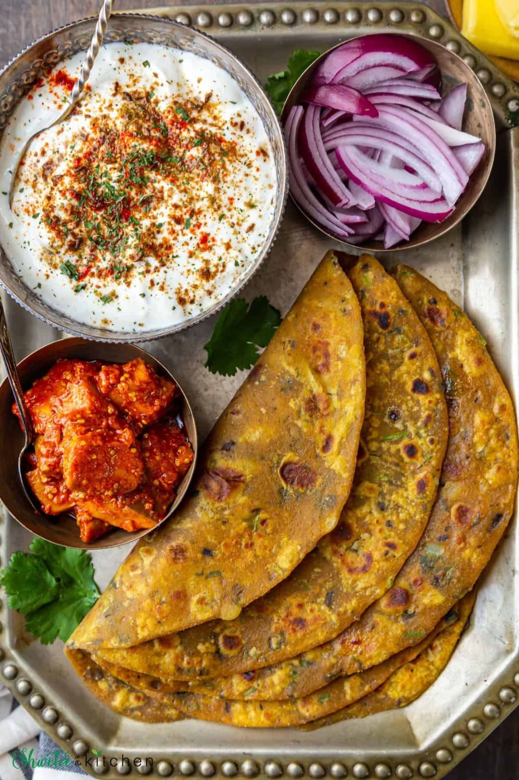 Thepla Curd